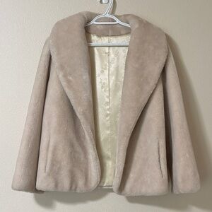 Vintage Sportowne Faux Fur Jacket